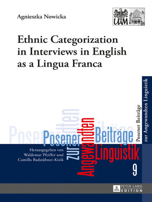cover image of Ethnic Categorization in Interviews in English as a Lingua Franca